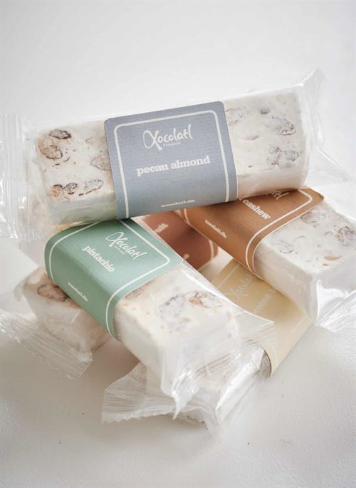 XOCOLATL PECAN ALMOND FRENCH NOUGAT